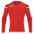 Titan Shirt Longsleeve RED/WHT M Langarmet teknisk skjorte - Unisex